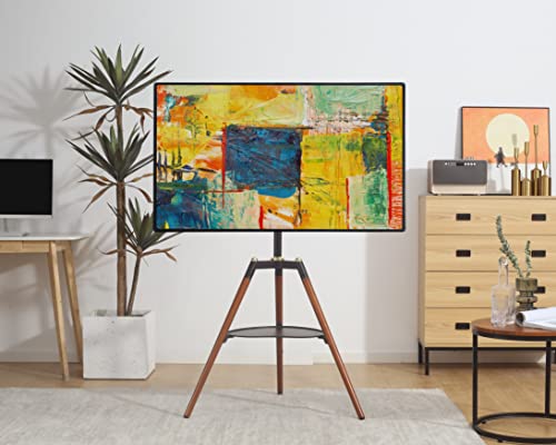 ETHU Tripod   Supporto per TV, per TV da 32 a 65 pollici, moderno, regolabile in altezza, girevole con spazio nascosto : Amazon.it: Elettronica