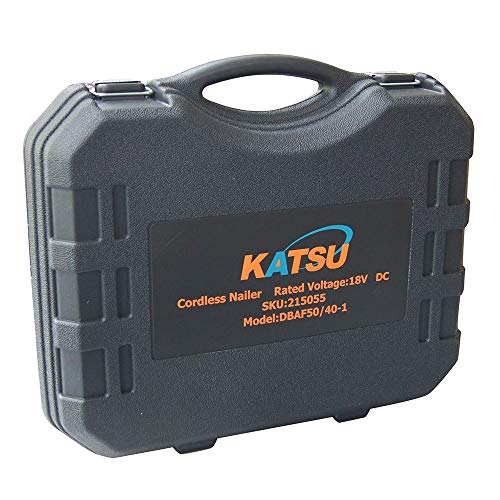 KATSU Tools Pistola cucitrice chiodatrice a batteria industriale 18V con batteria 2.0Ah, compatibile con chiodi 18GA, inclusi chiodi 200 x 40 mm e graffette 200 x 32 mm : Amazon.it: Fai da te