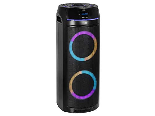 Trevi XFest XF 900 CD Altoparlante Amplificato 90W, Cassa Wireless Portatile con Microfono Wireless Incluso per Karaoke, Lettore CD MP3, Riproduttore MP3 con USB, AUX IN, 2 Ingressi Microfonici : Amazon.it: Strumenti Musicali