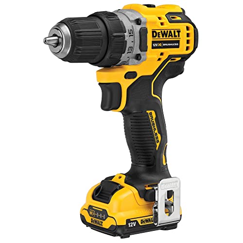 DEWALT Trapano Avvitatore Compatto 2 Velocità 12V, DCD701D2 QW : Fai da te