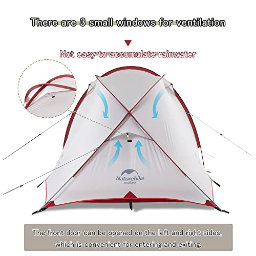 Naturehike Tenda Hiby Tenda da Campeggio Tenda Ultraleggera Tenda per 3 persone Tenda Impermeabile Tenda Una Camera da Letto e Sala (Grigio) : Amazon.it: Sport e tempo libero