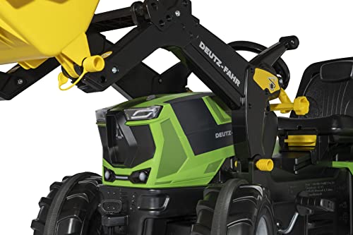 Rolly Toys  Tretfahrzeuge 730087 RollyFarmtrac Deutz Agrotron 8280 TTV (con Caricatore RollyTrac, da 3 a 8 Anni, con Ruote silenziose, Seduta Regolabile in Altezza e Lunghezza) : Giochi e giocattoli