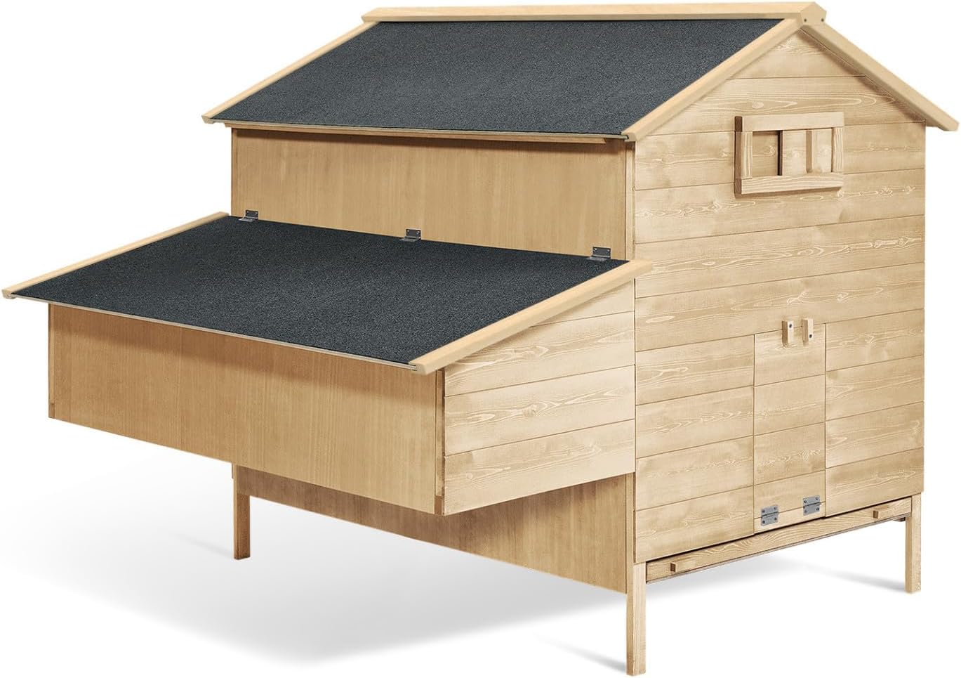 IDMarket - XXL Chalet for Chickens with Wooden Nest