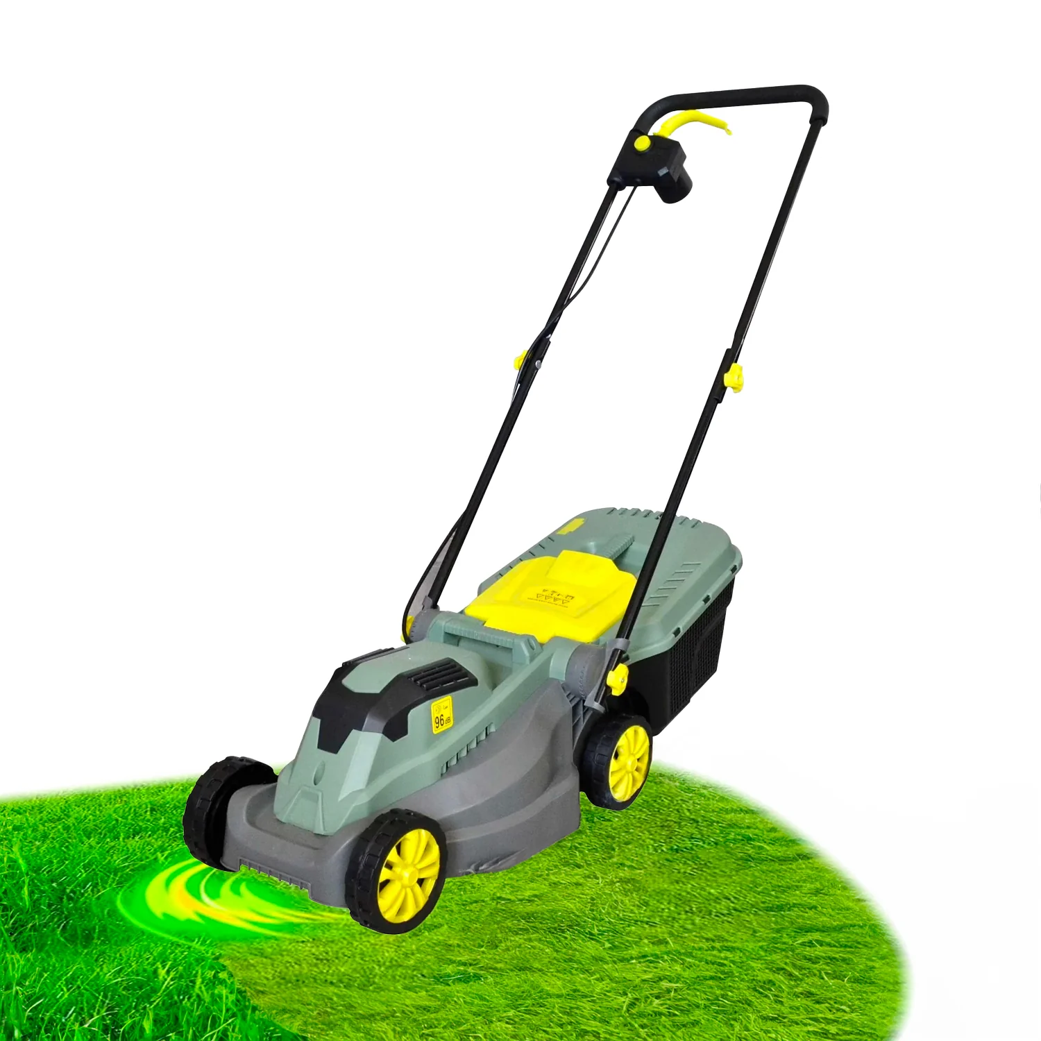 Tagliaerba Elettrico Con Serbatoio 30l E Ruote 14cm 230v - 50hz 1200w