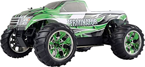 Amewi Mostro Terminator PRO Monstertruck brushless 4WD 1:10, RTR, Colore Verde, 22315 : Amewi: Giochi e giocattoli