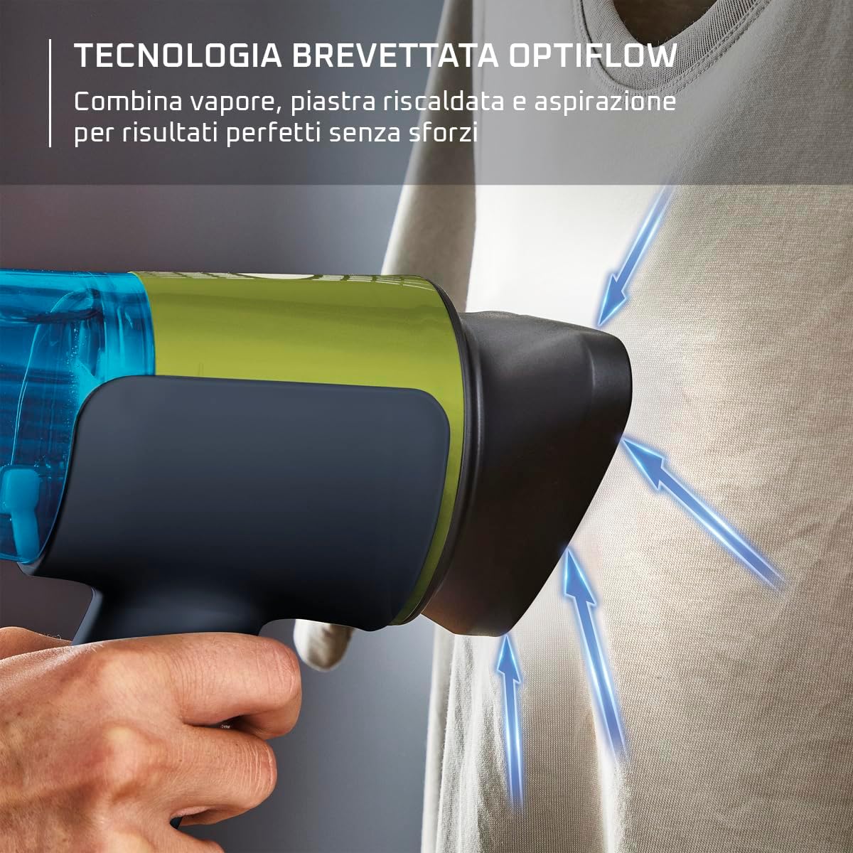 ROWENTA AeroSteam DR9810F0 Vertical Steam Ironing Iron, Quick and Intuitive, Energy Efficiency