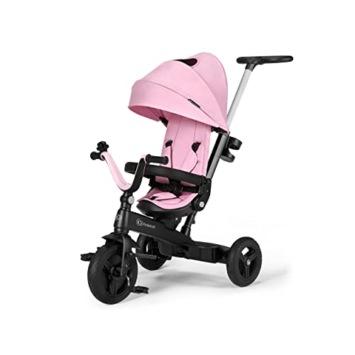 Kinderkraft Triciclo Evolutivo TWIPPER, con Maniglione, Sella Girevole 360 Gradi, Accessori, Campanello, Portabicchiere, da 9 Mesi fino a 5 Anni, Rosa : Amazon.it: Giochi e giocattoli