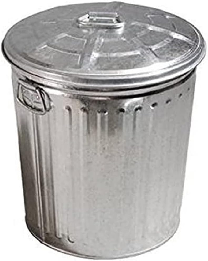 Linea Garden Friend Bidone 35 Litri Zincato