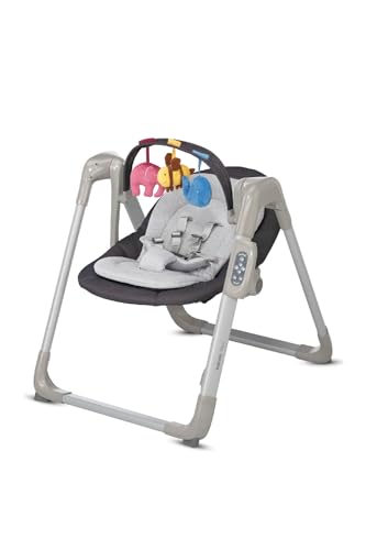 Inglesina Wave Altalena, Pepper, Dondolo con Regolazione per il Comfort, 12 Melodie, Stimolazione Sensoriale, Connettività per Musica da Telefono : Amazon.it: Prima infanzia