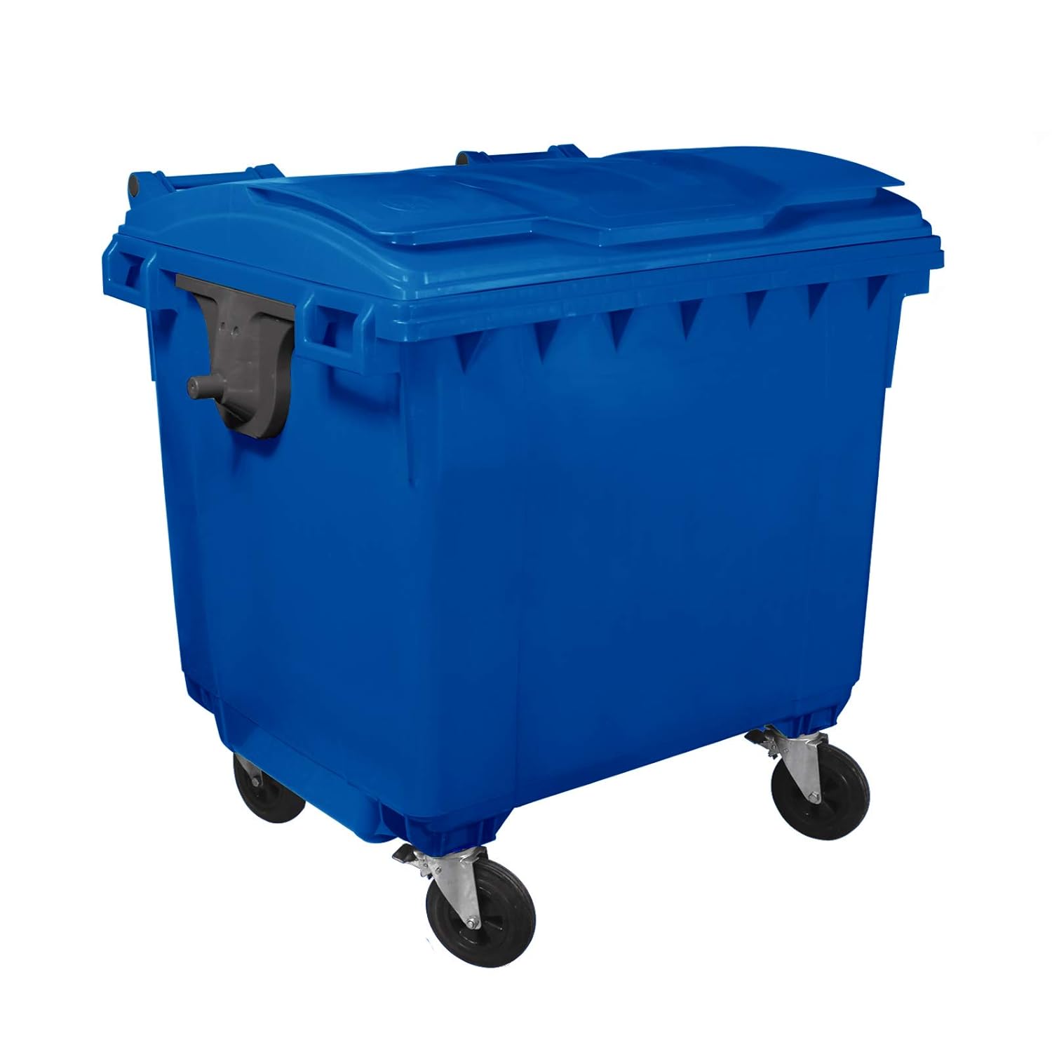 Cassonetto 4 ruote porta rifiuti immondizia lt. 1100 - BLU - Mobil Plastic