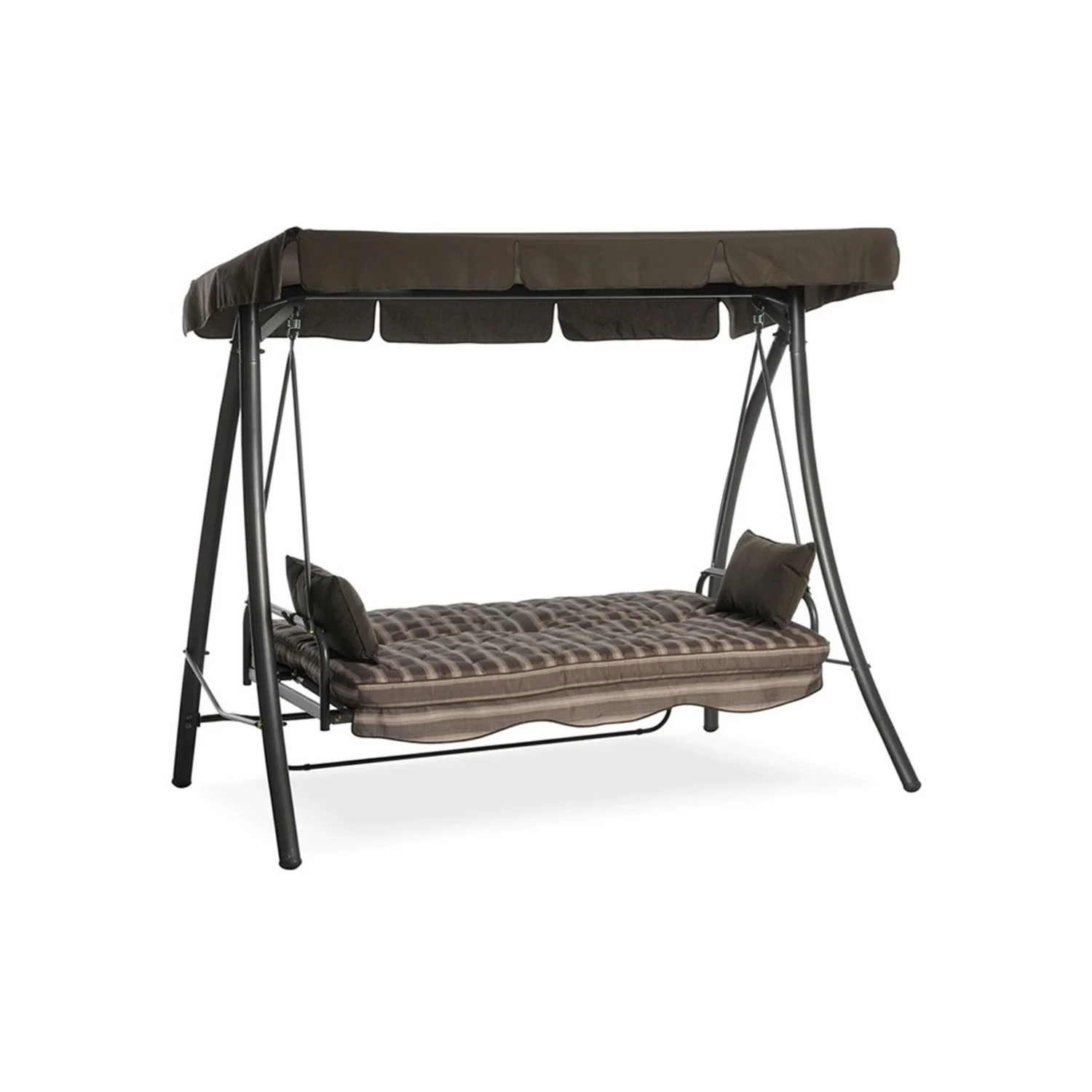 Dondolo Da Giardino Marrone 115x170x203cm