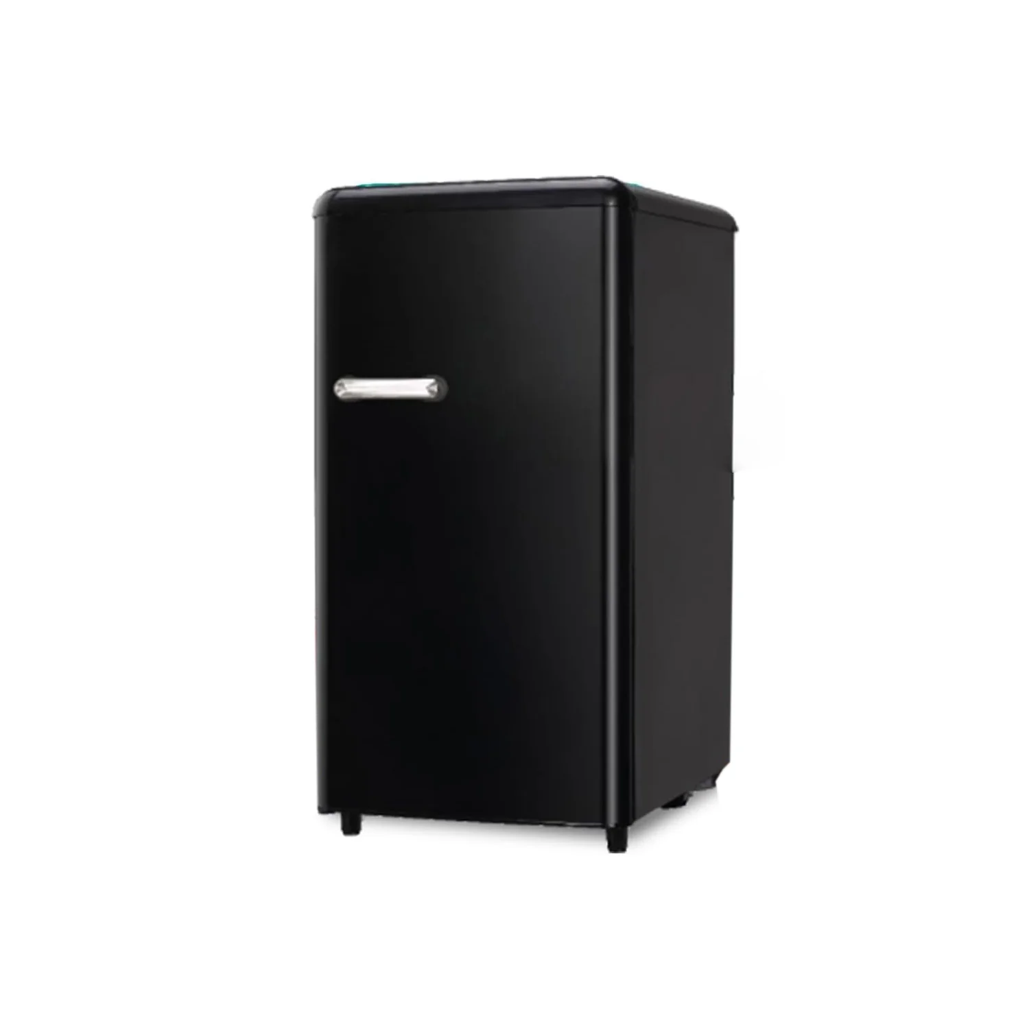 Frigorifero Monoporta Retro 100L Nero – Eleganza Vintage e Praticità Compatta