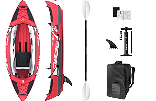 Cressi Namaka Ikayak Set 8'2''   Kayak Gonfiabile Posto Singolo, Colore Rosso : Amazon.it: Sport e tempo libero