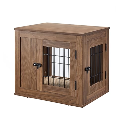 Gabbia Cani per interno Gabbia per cane in Metallo Legno Maniglia e Chiavistello Grande Taglia Kennel cane Mobile Cuccia Moderna da Interno per Cani fino a 60 kg Kennel Cane. ( Color : 1 , Size : 58x4 : Amazon.it: Prodotti per animali domestici