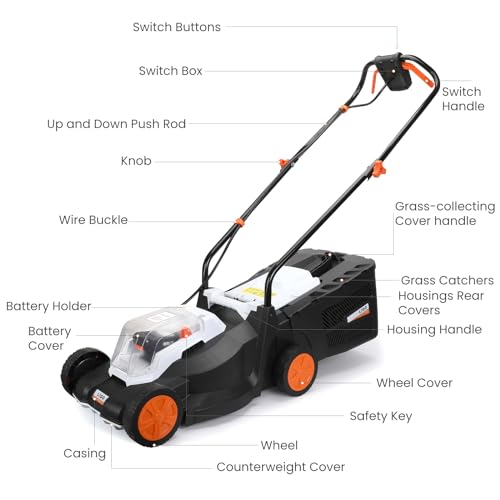 ligo tosaerba elettrico senza fili : Amazon.it: Giardino e giardinaggio