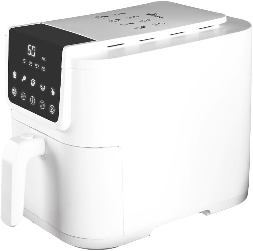 ARDES - ARFRYA10L FRIGGISANA INFINITY 5L Air Fryer - Slim Air Fryer XL Capacity 5 Liters Super Deep - AirFryer with Digital Touch Display and Timer 60'
