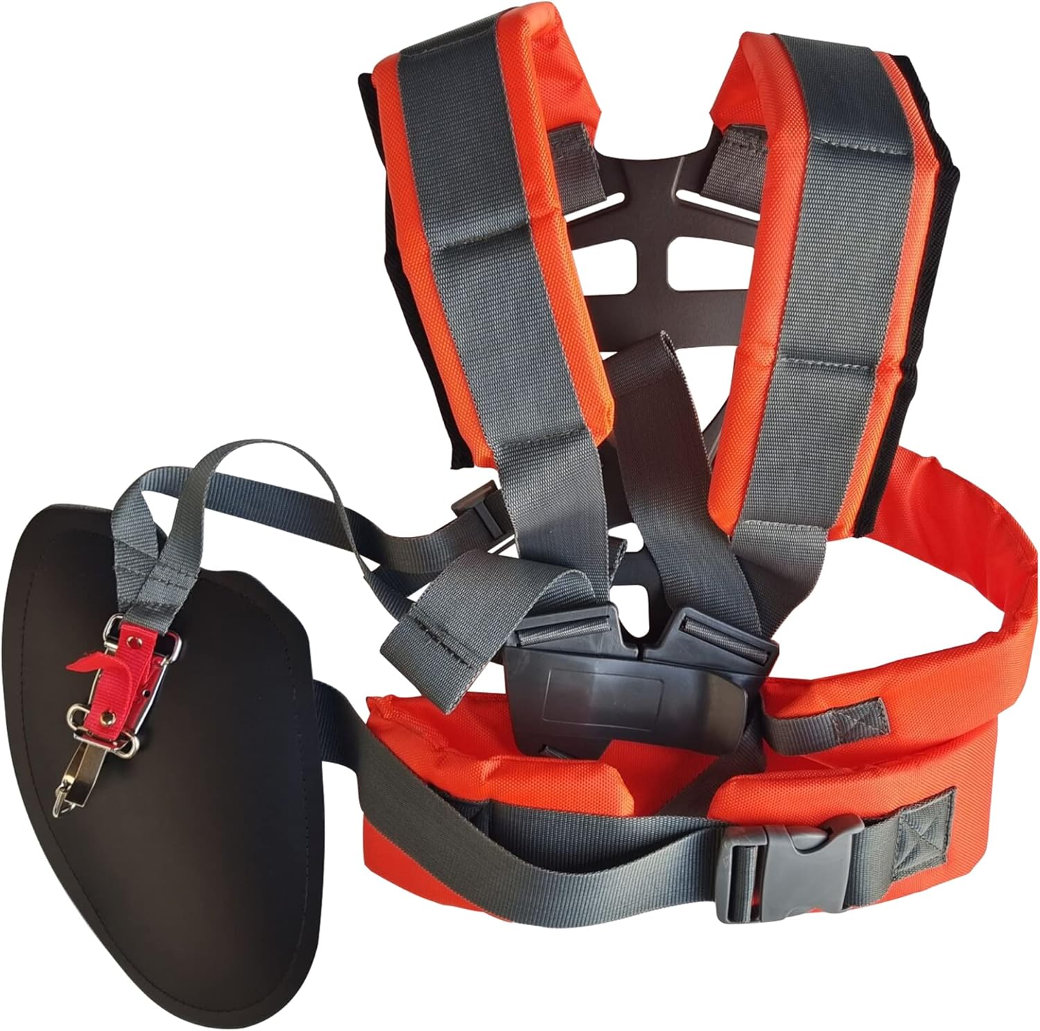 QKTYB Professional Double Shoulder Strap for Lawn Mowers Trimmer Harness Nylon Belt for Lawn Mowers Trimmer Strap for Men and Women, Hard Nylon, for Brush Cutter