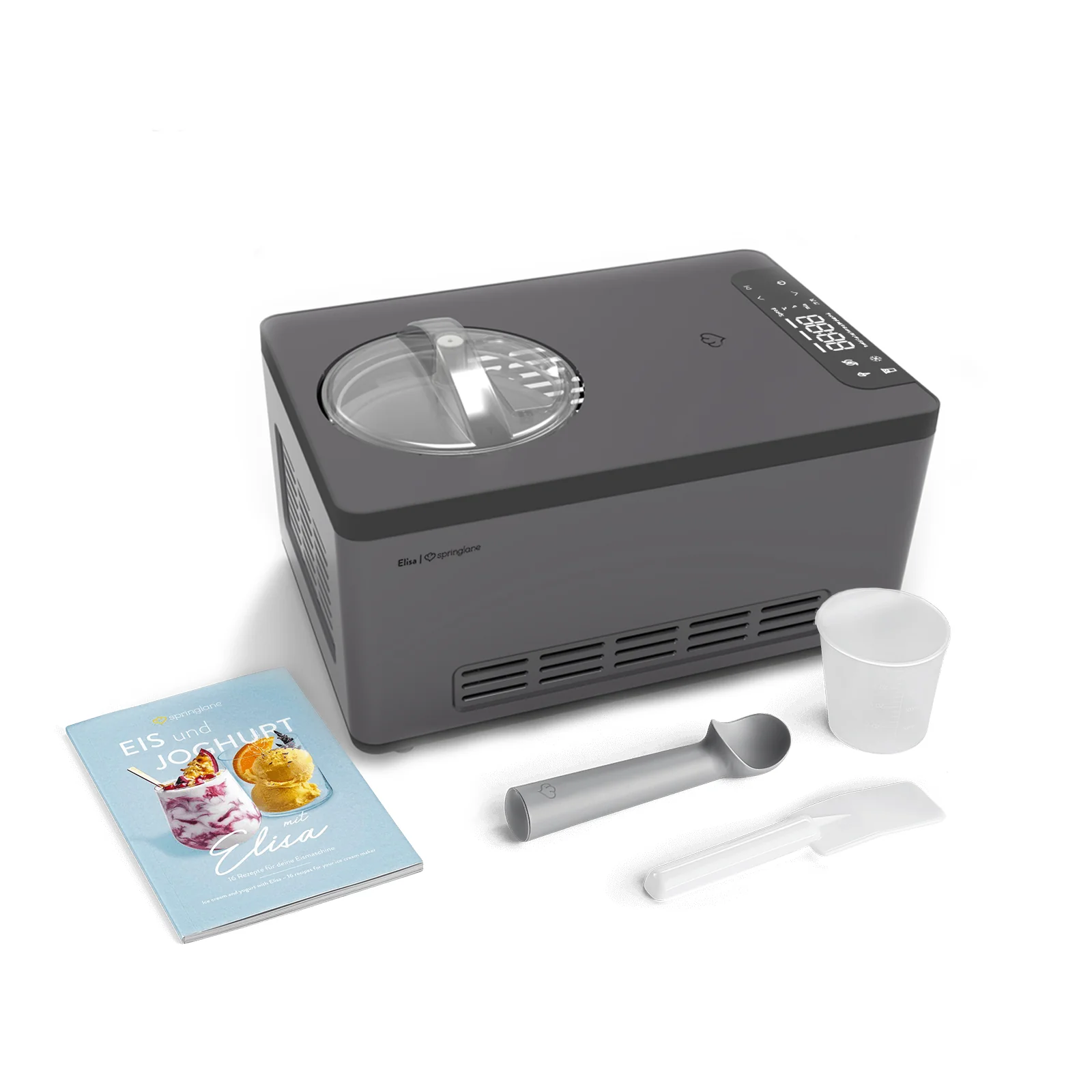 Macchina per il gelato Elisa 2,0 litri - Nero o Argento