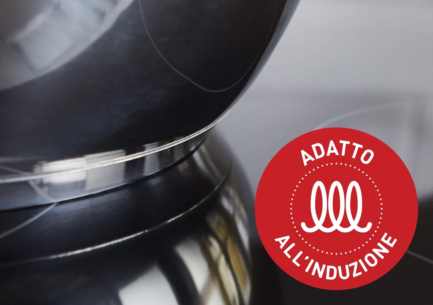 Lagostina Every Deep Saucepan Diameter 18 cm in 18/10 Stainless Steel with Lagoseal Plus Base, Satin Exterior and Wide Handles, Suitable for All Heat Sources, Including Induction