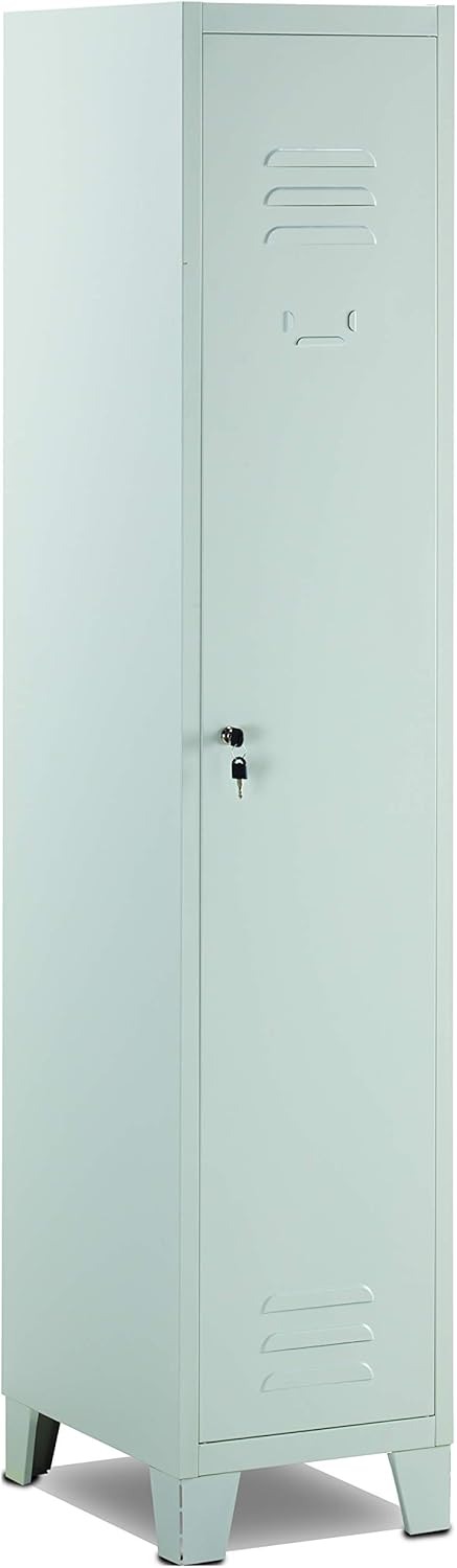 Linea Garden Friend A1844011 Armadietto spogliatoio 1 Posto Misure H 180 x 50 x 36 cm, Grigio