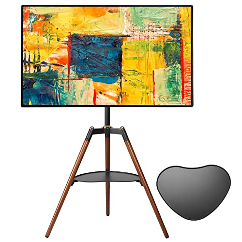 ETHU Tripod   Supporto per TV, per TV da 32 a 65 pollici, moderno, regolabile in altezza, girevole con spazio nascosto : Amazon.it: Elettronica