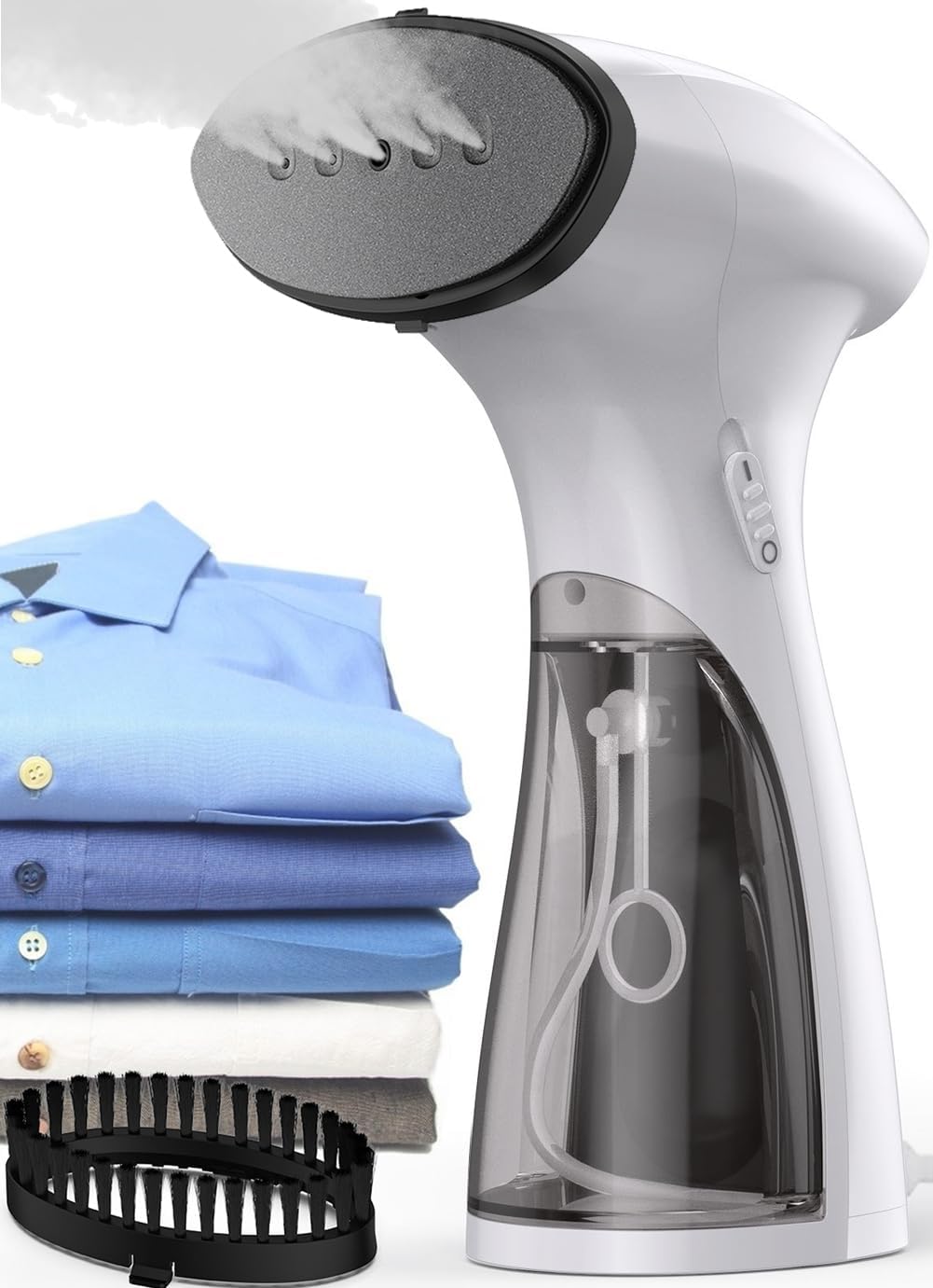 Blesgam 1600W Vertical Ironing Iron 25g/min Portable Steam 3 in 1 Vertical/Horizontal/Dry Ironing Machine with 150ml Removable Boiler, 30s Fast Heating for Travel, Home and Office