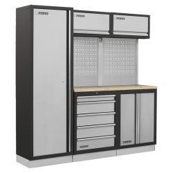 Arredamento modulare per officina in acciaio A007C Fervi 1960x498x2000 mm