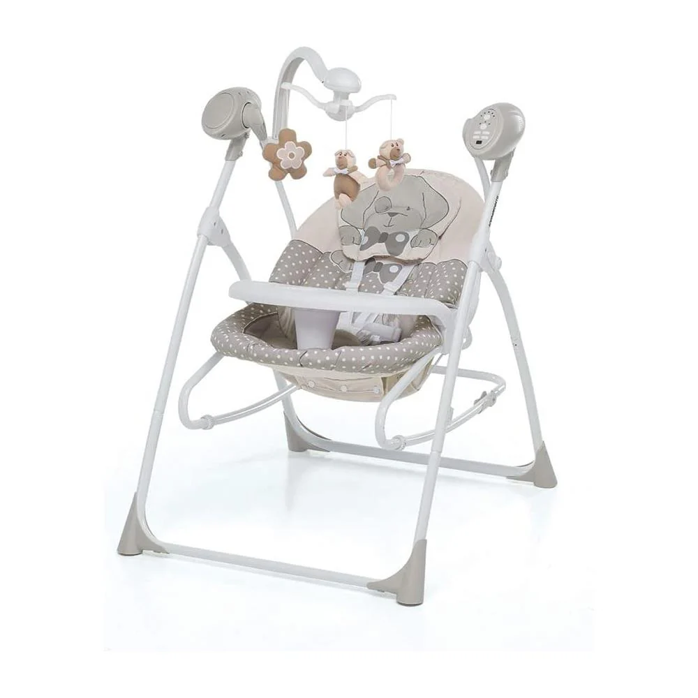 Sdraietta Carillon Puppy Musicale con Imbottitura Soffice e Cintura di Sicurezza 3 Punti – Per Neonati fino a 9 kg