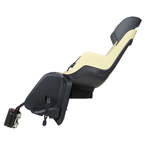 BOBIKE 8012700001   Seggiolino posteriore GO MAXI con sistema reclinabile per biciclette con ruote da 26” a 29” con ancoraggio al telaio a colori Limone Sorbetto : Sport e tempo libero