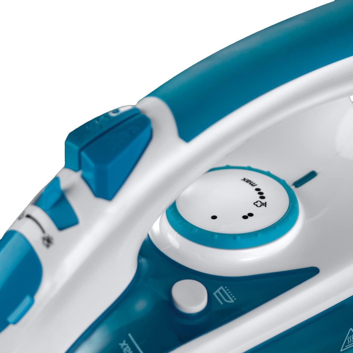Russell Hobbs Steam Iron [2600W, 210 g Extra Steam Boost, 70 g/min Steam] Steamglide Pro Tank 300 ml, Ceramic, Self-cleaning and Spray Function, Anti-Limescale 20562-56