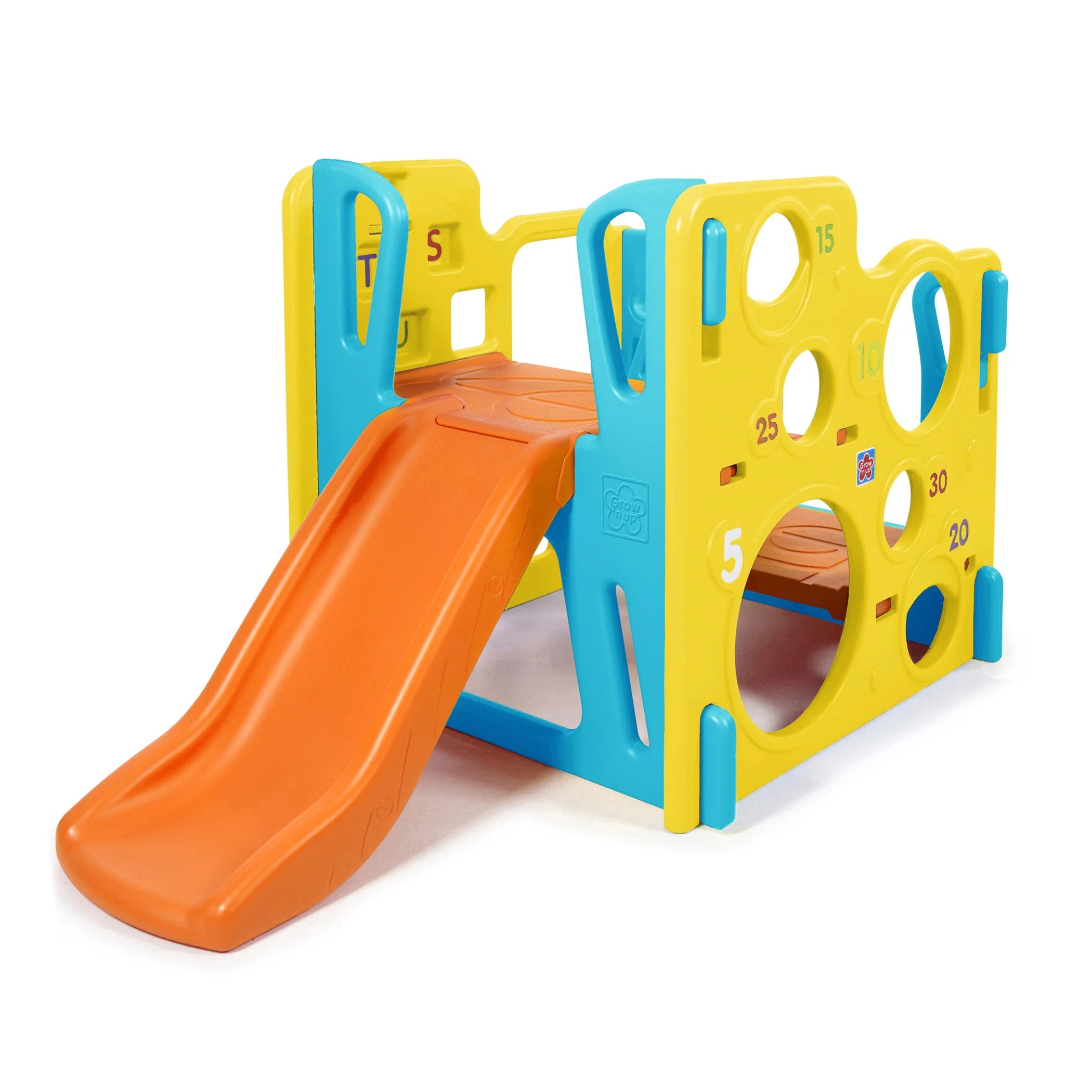 2025 Grow'n up Climb & Slide Play Gym Uso esterno/interno. Età da 1,5 a 4 anni