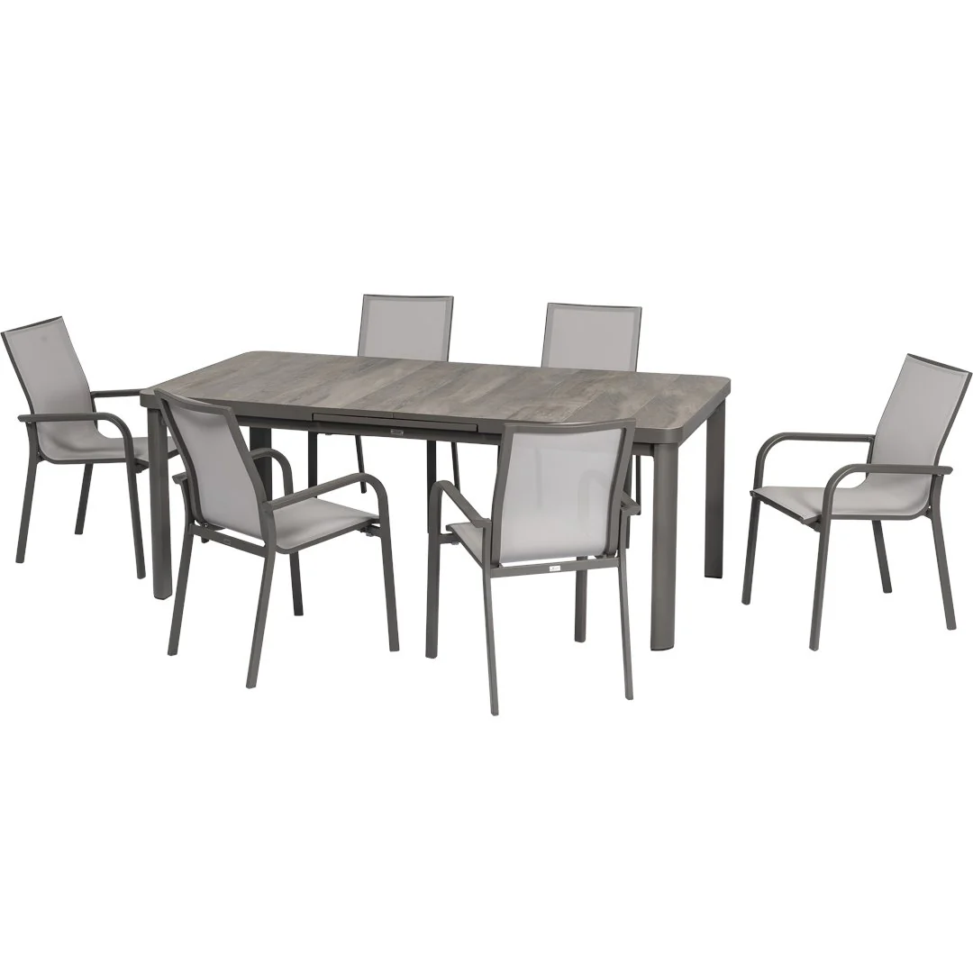 Stone - Set pranzo da giardino da 8 a 12 posti