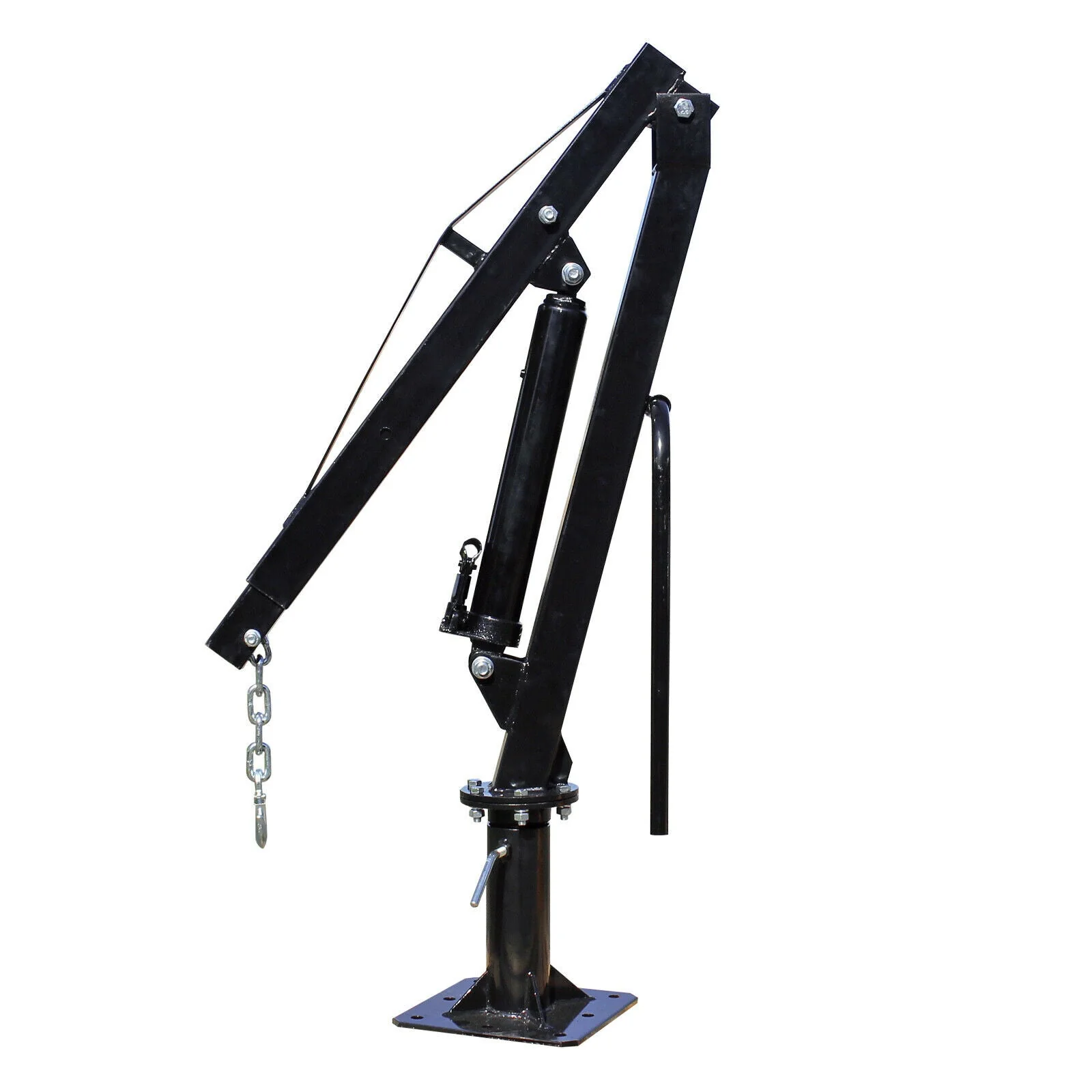 Pick up gru sollevamento rimorchio 500 kg con testa girevole a 360° per carico e scarico