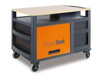 Carrello SuperTank Beta RSC28 con 10 cassetti e piano in legno