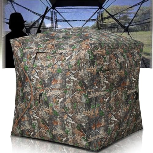 Tenda da Caccia Grande per 1 3 Persone, Tenda Mimetica Portatile per Vedere Attraverso Il Terreno, per Tiro al Birdwatching : Amazon.it: Sport e tempo libero