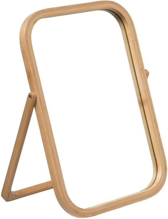 5five - specchio da appoggio 39 cm in bambù