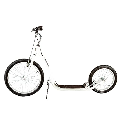 Myfootbike Trip, Monopattino Sportivo Unisex Adulto, White, 20/16" : Sport e tempo libero
