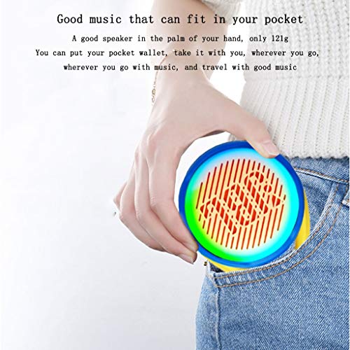 ZXQZ Altoparlanti Altoparlanti Bluetooth Wireless, Mini Altoparlante Luminoso Colorato per Bambini Impermeabile IPX7 con Cordino, per La Guida di Viaggi di Festa Casse (Color : Pink) : Elettronica