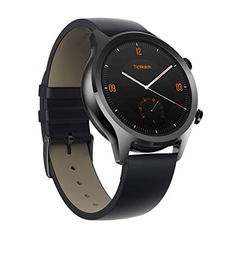 Ticwatch C2 Plus 1 GB di RAM Smartwatch Orologio Intelligente Pagamenti NFC IP68 Impermeabile GPS Incorporato Fitness Cardiofrequenzimetro Assistant Compatibile Android e iOS Onyx : Elettronica