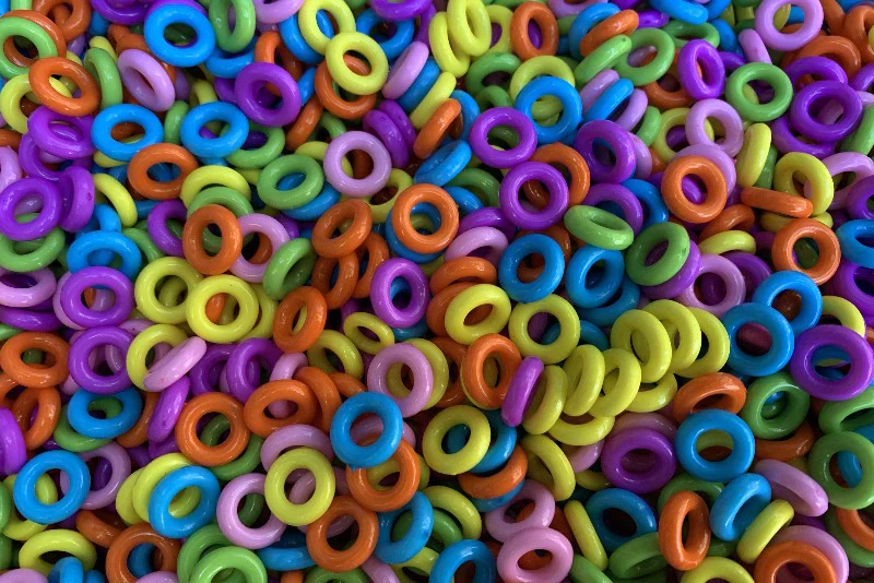 Plastic Ring Beads