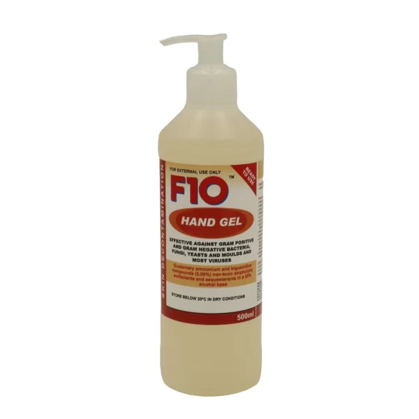F10 Hand Gel Pump Pack 500ml