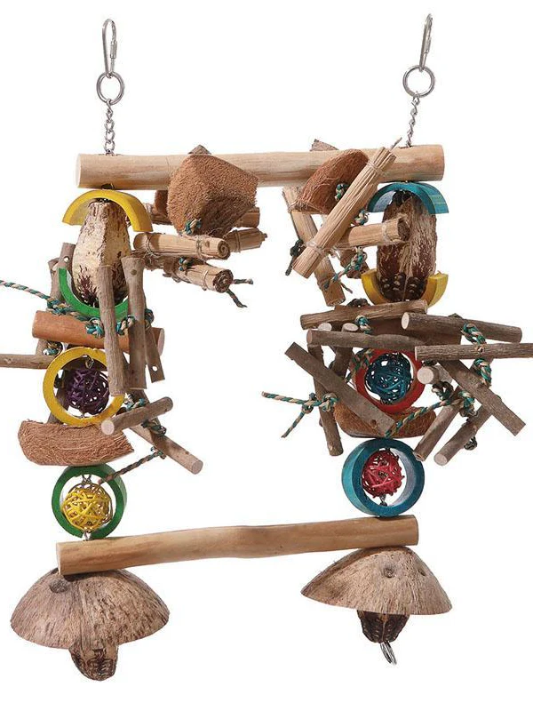 Garden Totem Parrot Swing