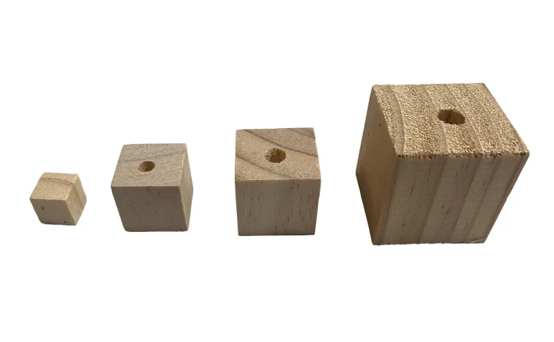 Natural Wood Pine Blocks