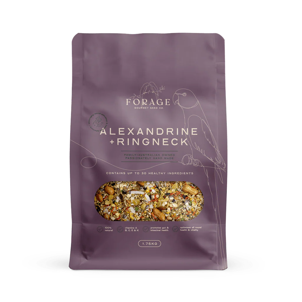 Forage Alexandrine and Ringneck Mix