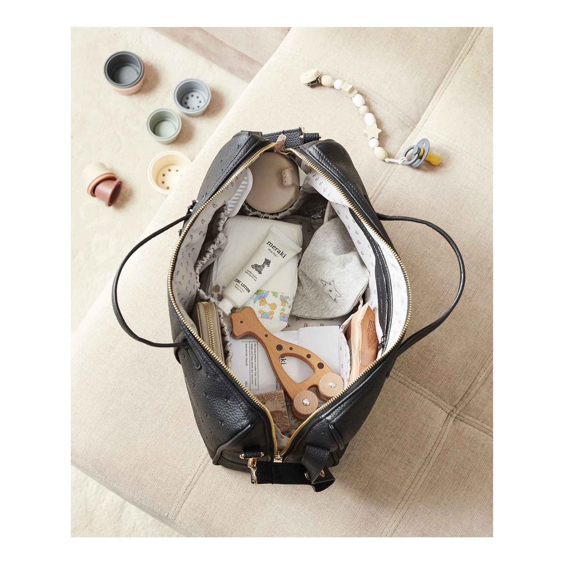 Pasito a Pasito Mala Muda Fraldas London Black