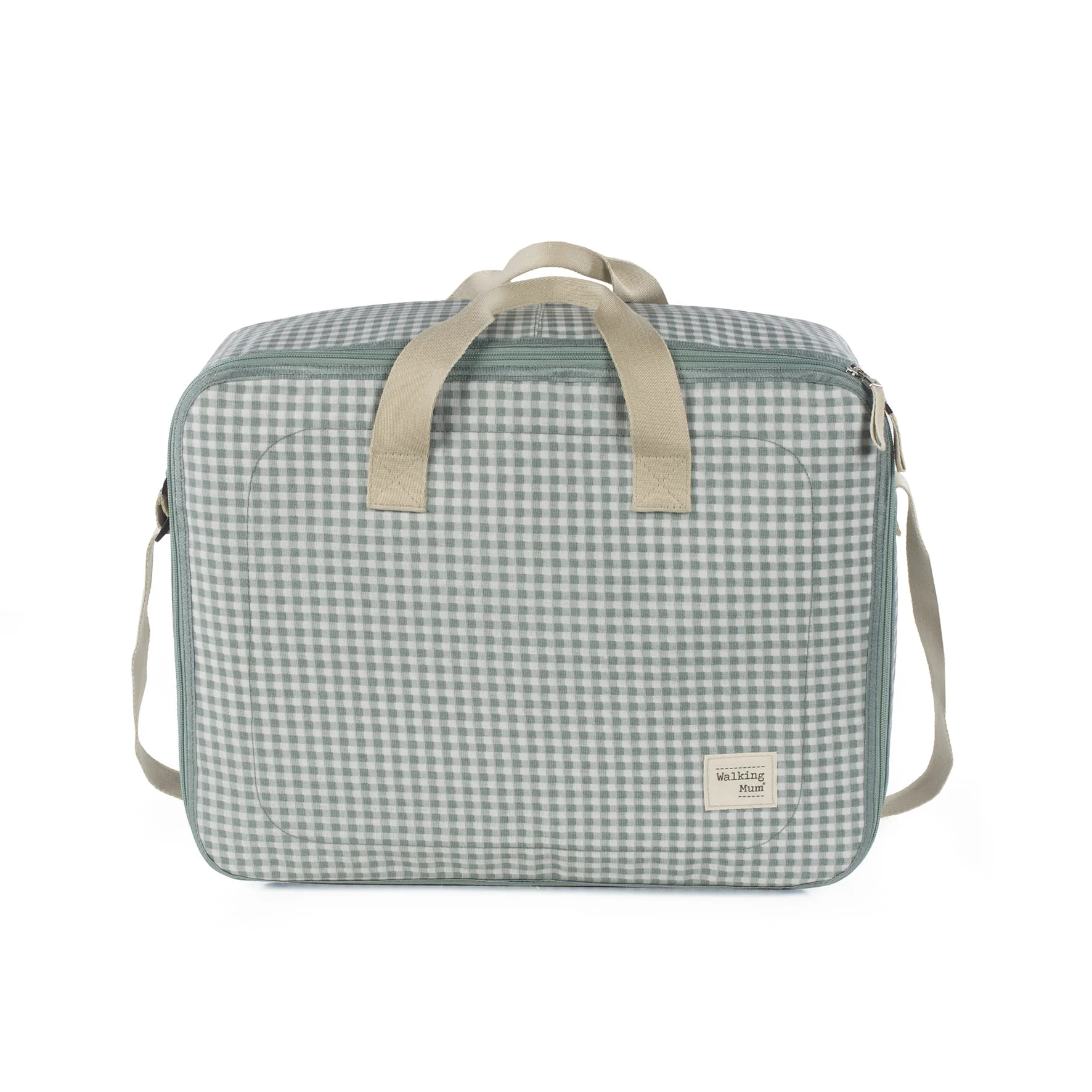 Walking mum mala de maternidade i love vichy verde