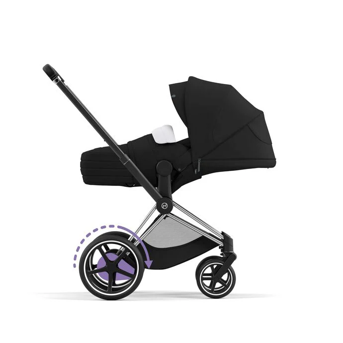 Cybex e-priam assento & chassi chrome black