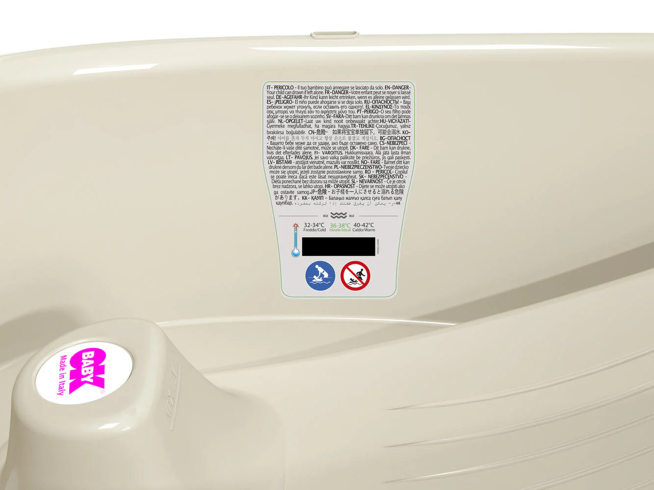 OKBaby Banheira Onda Baby Branca