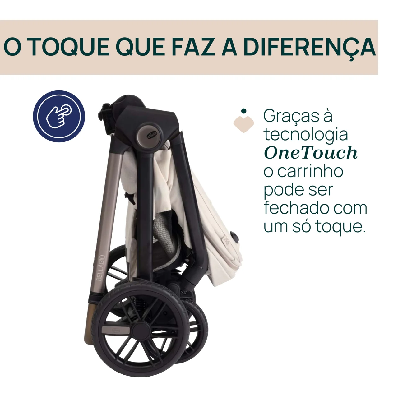 Chicco Trio Belleagio Flexi com First Recline Amber Glow