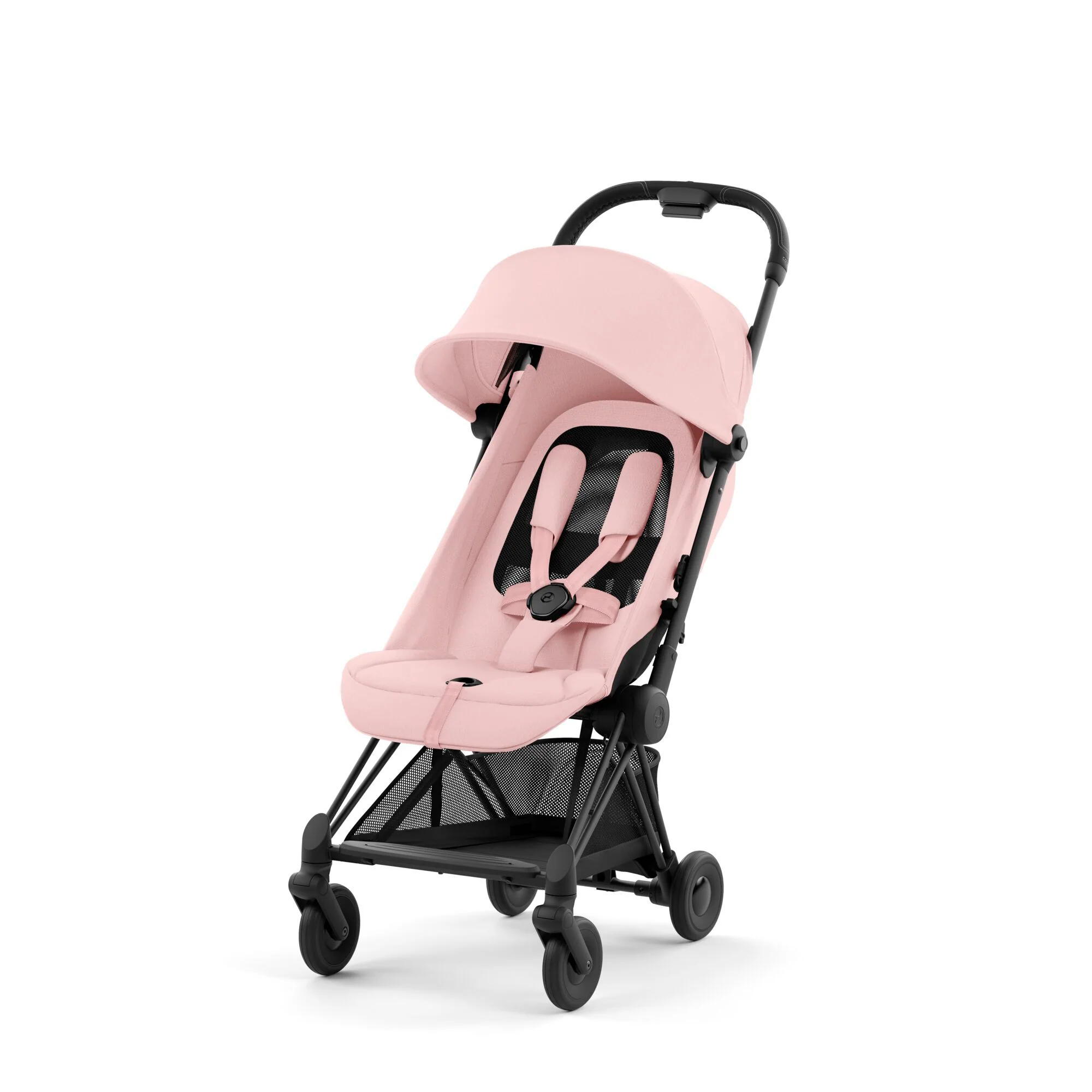 Cybex Coya Matt Black Peach Pink